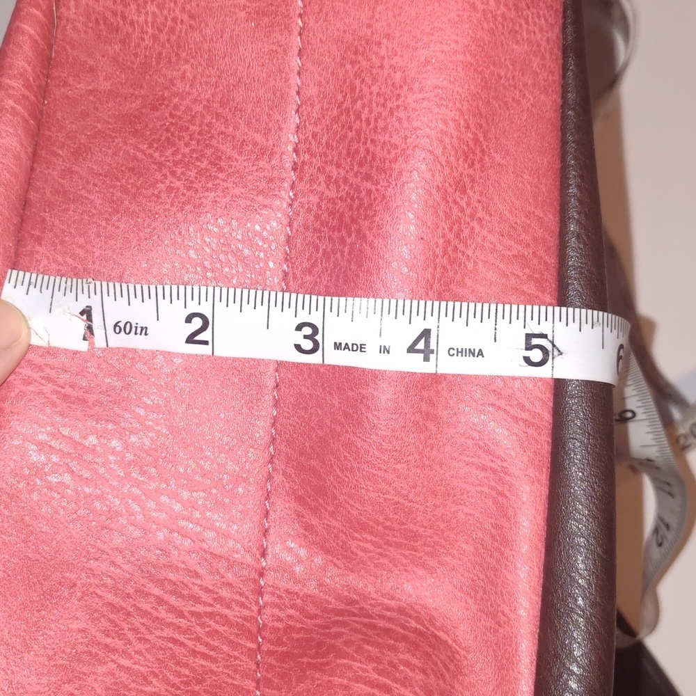 Wrangler Hobo Bag Purse Handbag Red by Montana West Good Condition - Picture 6 of 14